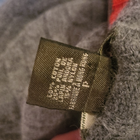 E.Bauer Angora Mix Zip-Up with Grey Cable Knit Design in S - Picture 7 of 7